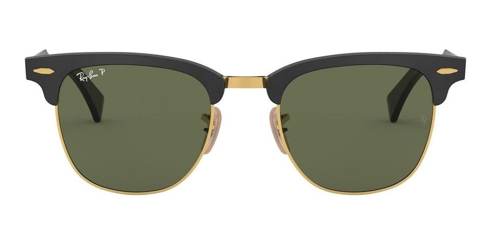 Ray-Ban Clubmaster Aluminum RB3507 Black Polarized